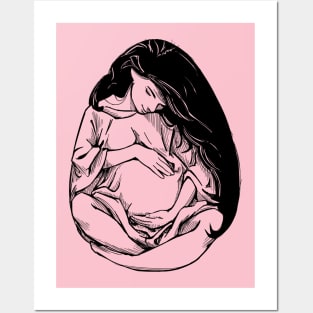 Pregnant Woman Posters and Art